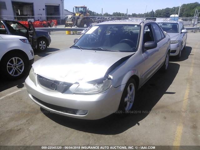 JM1BJ225X10415581 - 2001 MAZDA PROTEGE LX/ES ოქროსფერი ფოტო 6