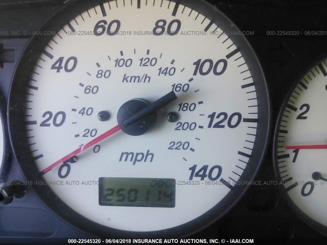 JM1BJ225X10415581 - 2001 MAZDA PROTEGE LX/ES ოქროსფერი ფოტო 7