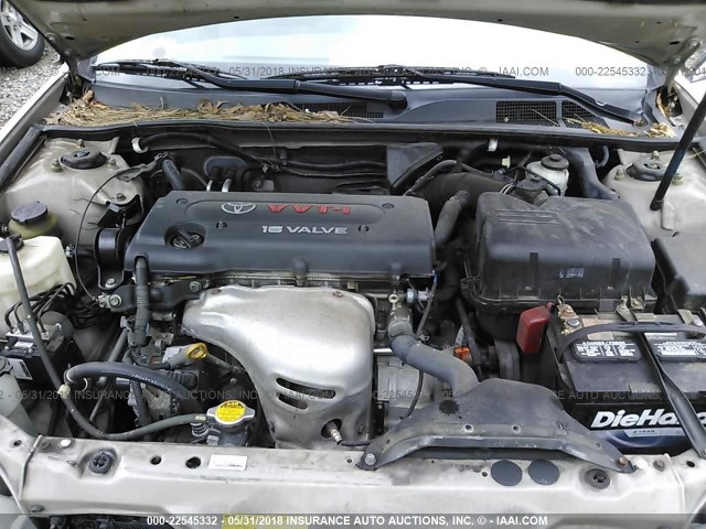 4T1BE30K05U994500 - 2005 TOYOTA CAMRY LE/XLE/SE ბეჟი ფოტო 10