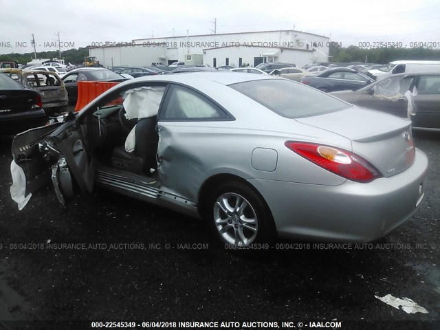 4T1CE30P75U982246 - 2005 TOYOTA CAMRY SOLARA SE/SLE Gümüş foto 3