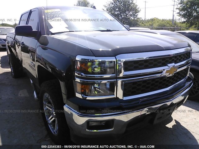 3GCPCREC0EG116203 - 2014 CHEVROLET SILVERADO C1500 LT BLACK photo 1