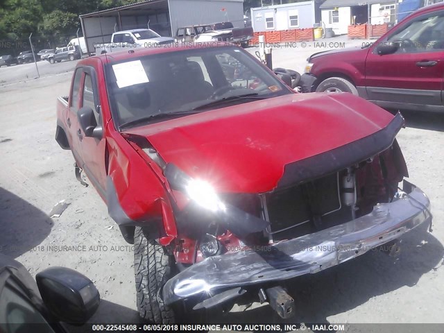 1GCDT13E078182977 - 2007 CHEVROLET COLORADO RED photo 1