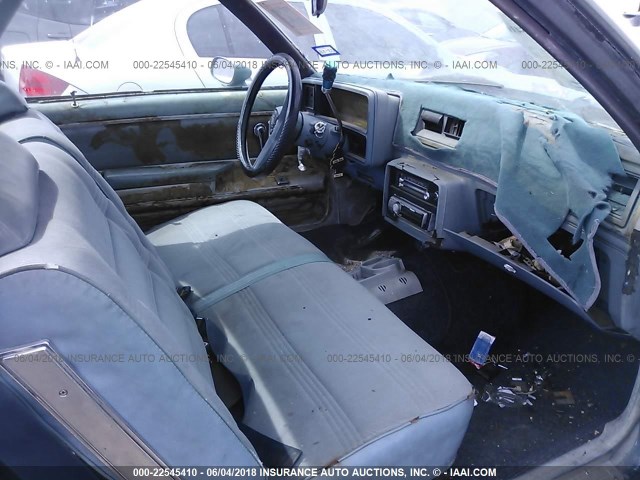 1W80J9R448680 - 1979 CHEVROLET EL CAMINO GRAY photo 5