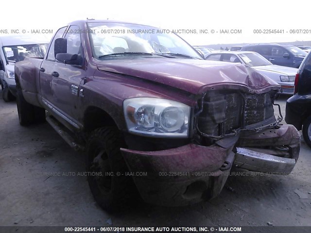 3D7MX48A67G793219 - 2007 DODGE RAM 3500 ST/SLT RED photo 1