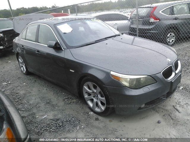 WBANB33575CN65969 - 2005 BMW 545 I GRAY photo 1