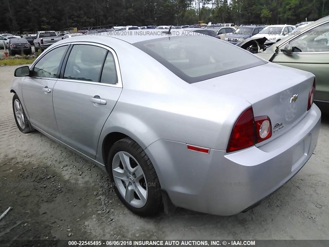 1G1ZB5E14BF251466 - 2011 CHEVROLET MALIBU LS SILVER photo 3