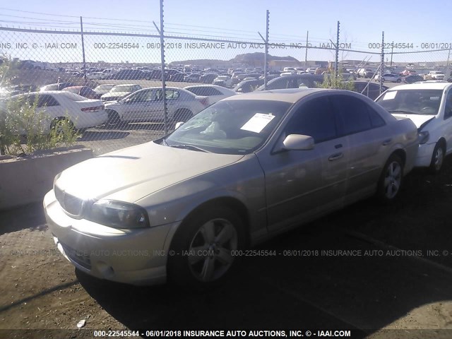 1LNFM87A86Y640846 - 2006 LINCOLN LS GOLD photo 2