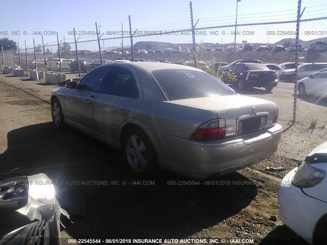 1LNFM87A86Y640846 - 2006 LINCOLN LS 金色 照片 3