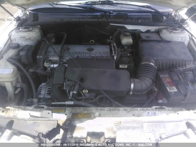 1G3NL52T4YC407752 - 2000 OLDSMOBILE ALERO GL თეთრი ფოტო 10