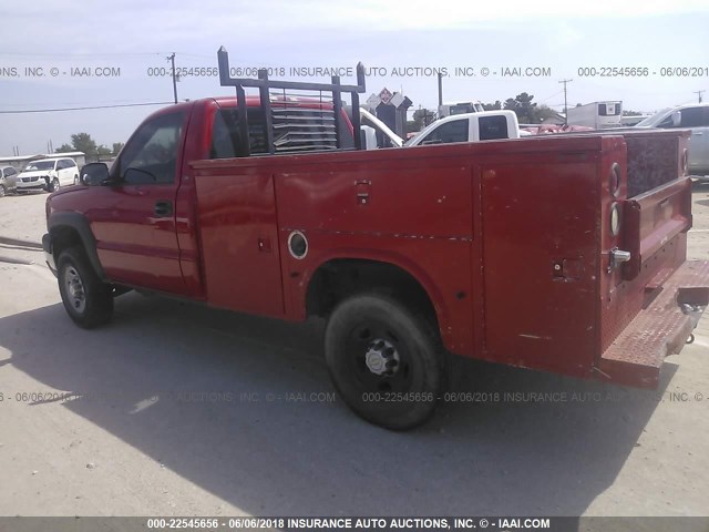 1GCHC24U74E310187 - 2004 CHEVROLET SILVERADO C2500 HEAVY DUTY RED photo 3