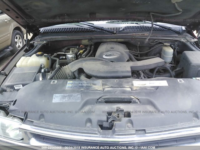 1GNFK16TX1J297597 - 2001 CHEVROLET SUBURBAN K1500 栗色 照片 10