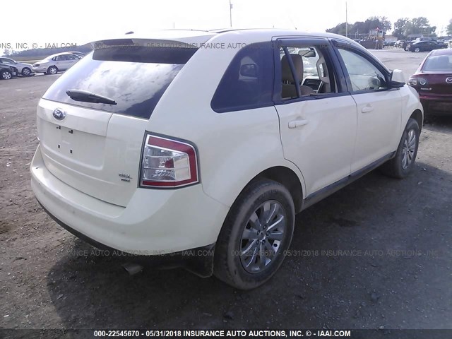 2FMDK49C57BB47161 - 2007 FORD EDGE SEL PLUS CREAM photo 4