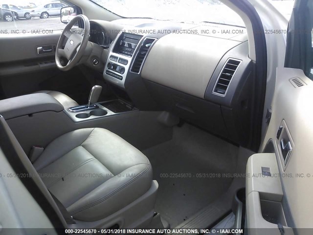 2FMDK49C57BB47161 - 2007 FORD EDGE SEL PLUS CREAM photo 5