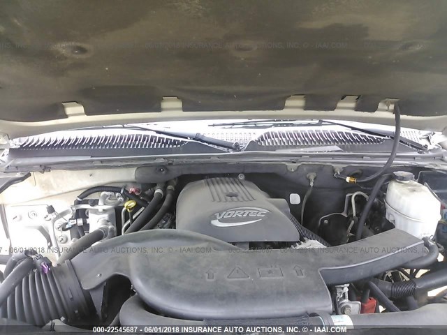 1GNFK16Z26J140920 - 2006 CHEVROLET SUBURBAN K1500 GRAY photo 10