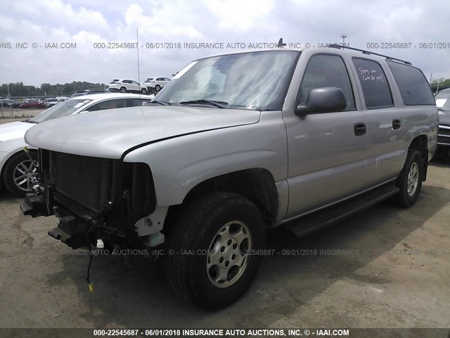 1GNFK16Z26J140920 - 2006 CHEVROLET SUBURBAN K1500 GRAY photo 2