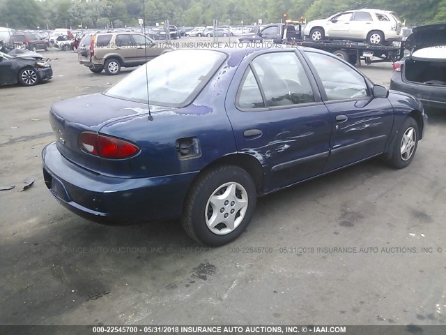 1G1JC524827109107 - 2002 CHEVROLET CAVALIER CNG BLUE photo 4