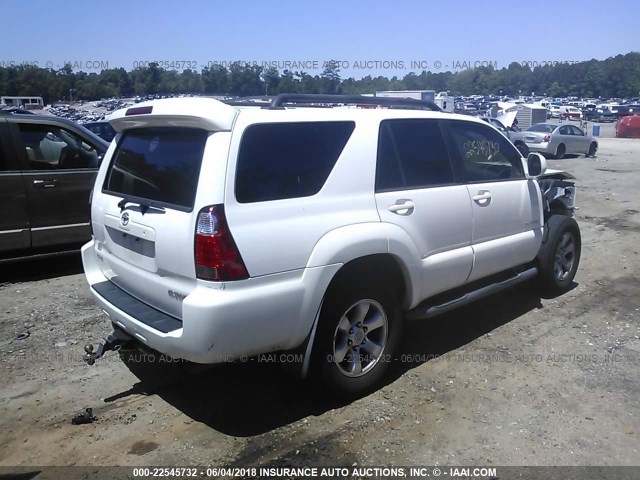 JTEZU14R29K024002 - 2009 TOYOTA 4RUNNER SR5/SPORT WHITE photo 4