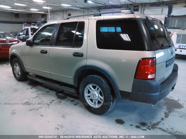 1FMZU72K43UB21416 - 2003 FORD EXPLORER XLS/XLS SPORT GOLD photo 3