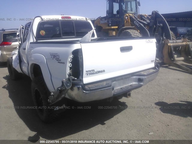 3TMLU4EN6BM078294 - 2011 TOYOTA TACOMA DOUBLE CAB WHITE photo 3