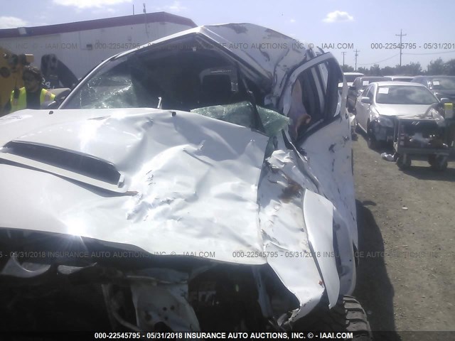 3TMLU4EN6BM078294 - 2011 TOYOTA TACOMA DOUBLE CAB თეთრი ფოტო 6