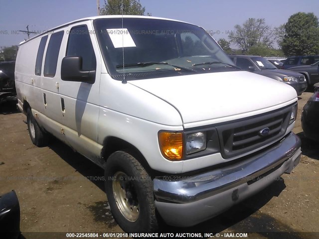 1FTSS34F23HB19077 - 2003 FORD ECONOLINE E350 SUPER DUTY VAN WHITE photo 1