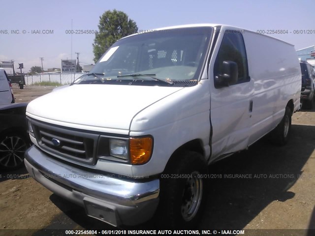 1FTSS34F23HB19077 - 2003 FORD ECONOLINE E350 SUPER DUTY VAN WHITE photo 2