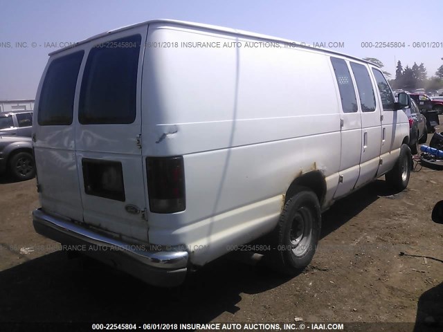 1FTSS34F23HB19077 - 2003 FORD ECONOLINE E350 SUPER DUTY VAN WHITE photo 4