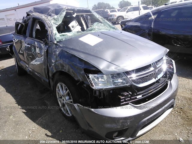 3C4PDCDG6DT705700 - 2013 DODGE JOURNEY CREW GRAY photo 1