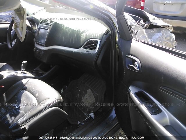 3C4PDCDG6DT705700 - 2013 DODGE JOURNEY CREW GRAY photo 5