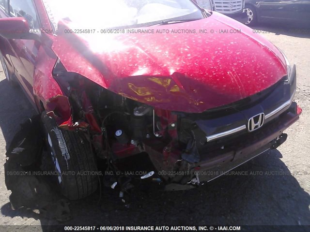 3CZRU6H35GM736236 - 2016 HONDA HR-V LX RED photo 6