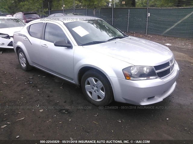 1B3CC4FB0AN174659 - 2010 DODGE AVENGER SXT SILVER photo 1