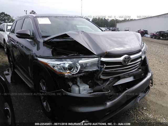 5TDKKRFH0FS042985 - 2015 TOYOTA HIGHLANDER XLE ყავისფერი ფოტო 1