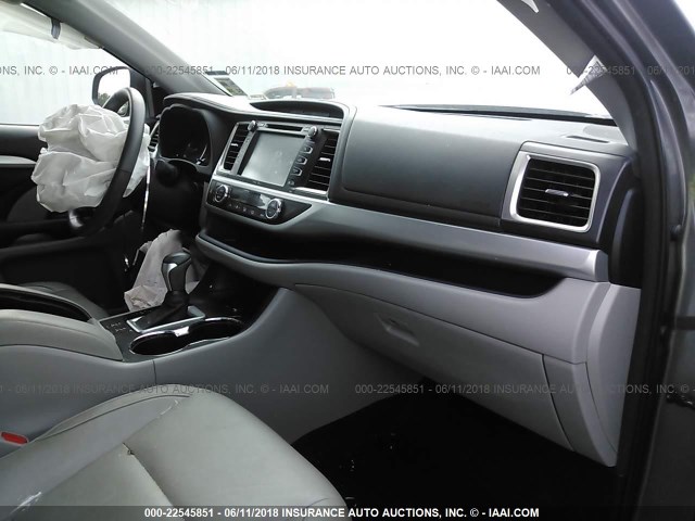 5TDKKRFH0FS042985 - 2015 TOYOTA HIGHLANDER XLE ყავისფერი ფოტო 5