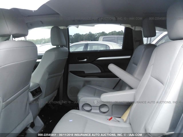 5TDKKRFH0FS042985 - 2015 TOYOTA HIGHLANDER XLE ყავისფერი ფოტო 8