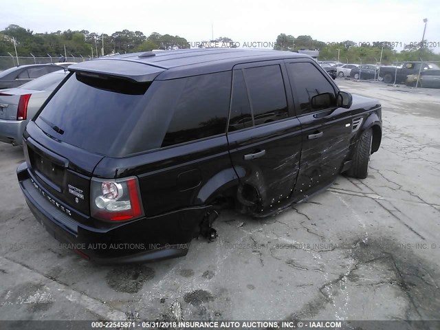 SALSK2D47AA224527 - 2010 LAND ROVER RANGE ROVER SPORT LUX BLACK photo 4