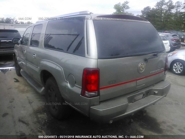 3GYFK66NX3G305882 - 2003 CADILLAC ESCALADE ESV GOLD photo 3