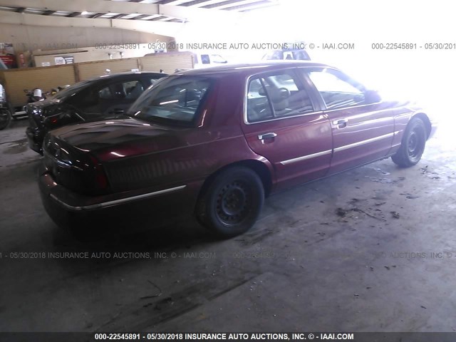 2MEFM74WX2X630357 - 2002 MERCURY GRAND MARQUIS GS MAROON photo 4