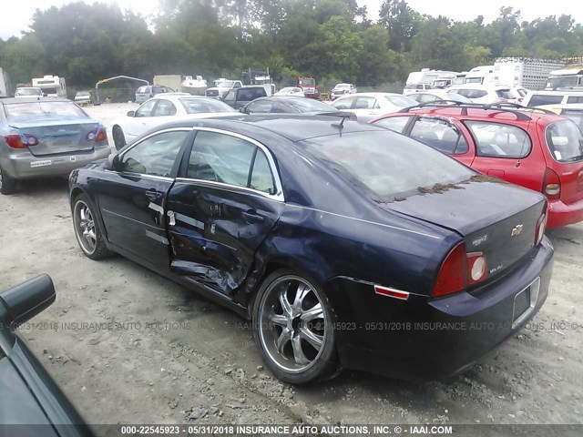 1G1ZG57B39F152168 - 2009 CHEVROLET MALIBU LS BLUE photo 3