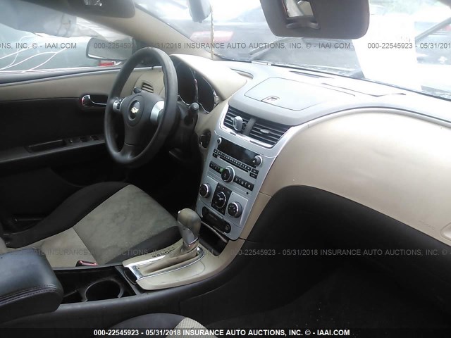 1G1ZG57B39F152168 - 2009 CHEVROLET MALIBU LS BLUE photo 5