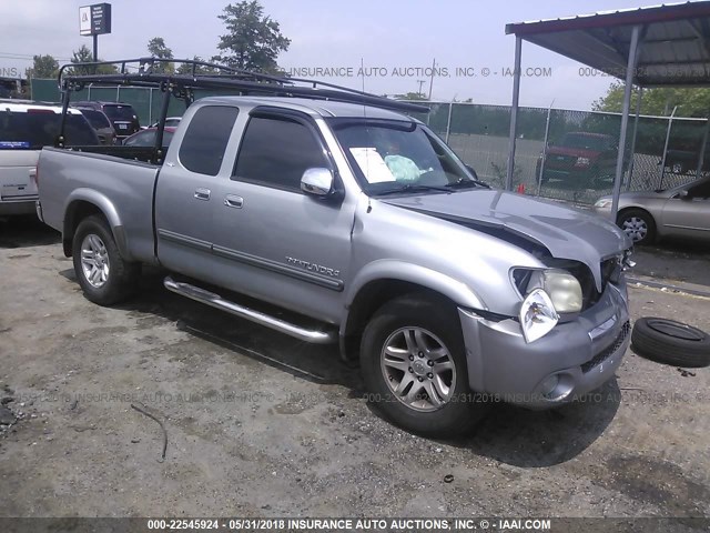 5TBRT34126S473836 - 2006 TOYOTA TUNDRA ACCESS CAB SR5 SILVER photo 1