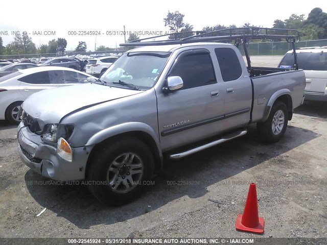 5TBRT34126S473836 - 2006 TOYOTA TUNDRA ACCESS CAB SR5 SILVER photo 2