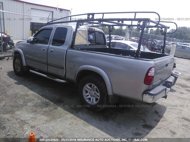 5TBRT34126S473836 - 2006 TOYOTA TUNDRA ACCESS CAB SR5 SILVER photo 3