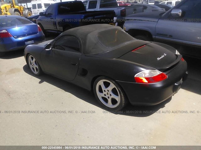 WP0CB2986YU663329 - 2000 PORSCHE BOXSTER S BLACK photo 3