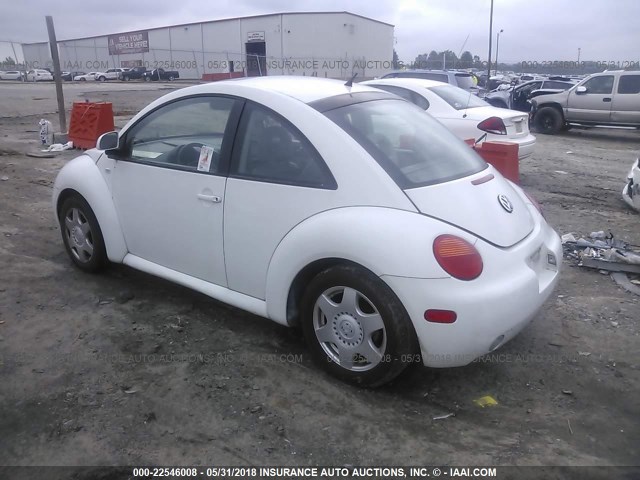 3VWCD21C6YM491976 - 2000 VOLKSWAGEN NEW BEETLE GLS WHITE photo 3