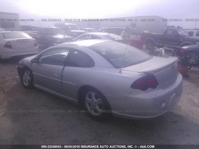 4B3AG42G54E151734 - 2004 DODGE STRATUS SXT SILVER photo 3