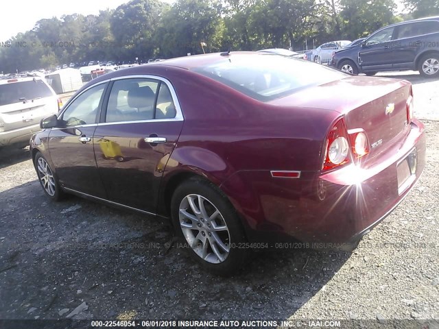 1G1ZK57739F157302 - 2009 CHEVROLET MALIBU LTZ 红色 照片 3