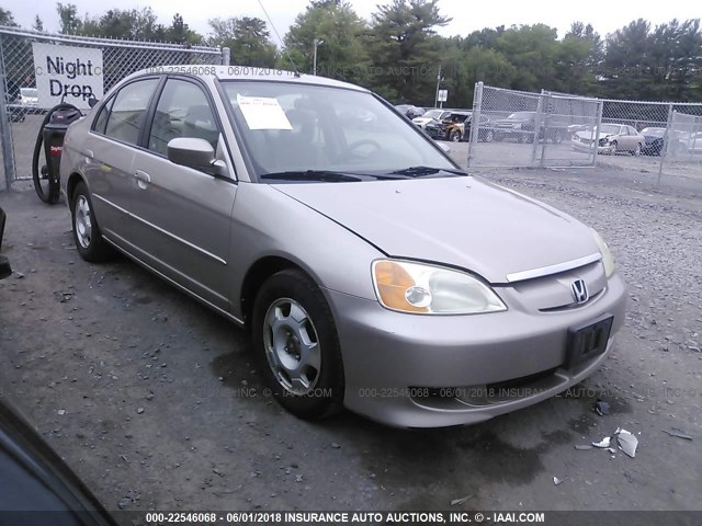 JHMES96673S011696 - 2003 HONDA CIVIC HYBRID TAN photo 1