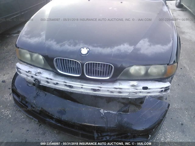 WBADM6346XGU00151 - 1999 BMW 528 I AUTOMATIC BLACK photo 6