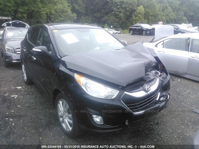 KM8JUCAC1BU243911 - 2011 HYUNDAI TUCSON GLS/LIMITED 黑色 照片 1