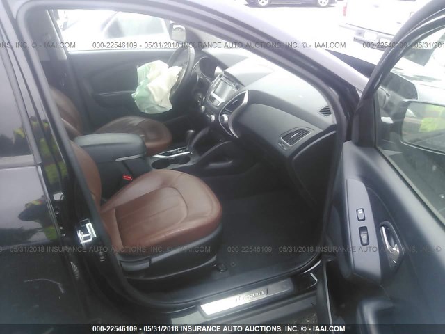 KM8JUCAC1BU243911 - 2011 HYUNDAI TUCSON GLS/LIMITED 黑色 照片 5